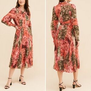 Rachel Parcell Floral Pleated Dress, size 6
